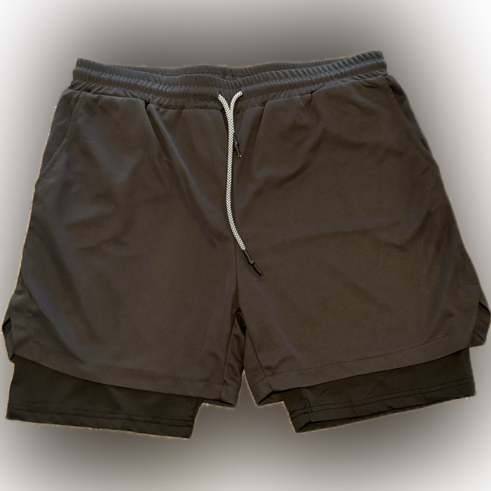 Men's Black Athletic Shorts